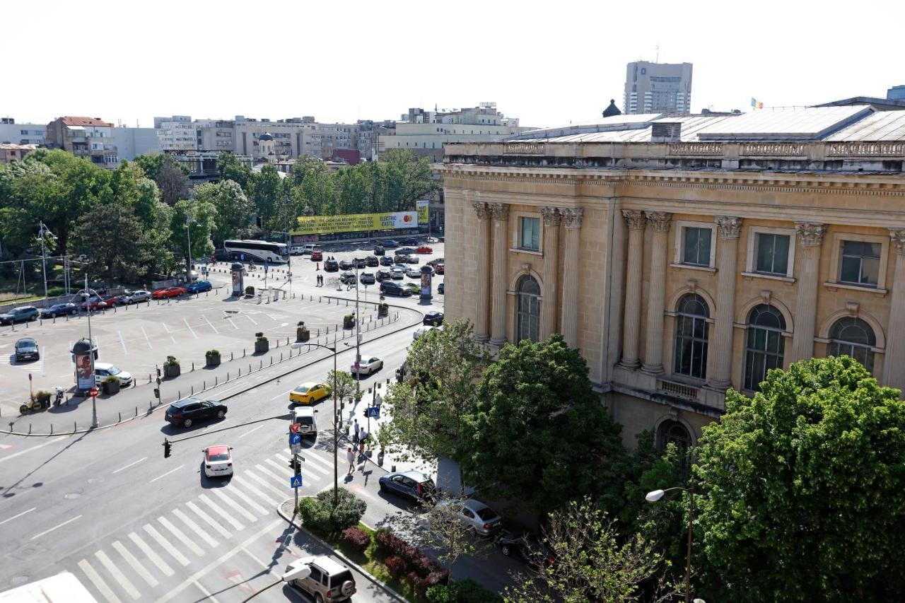 דירות בוקרשט Athenaeum Wonderful View Flat מראה חיצוני תמונה